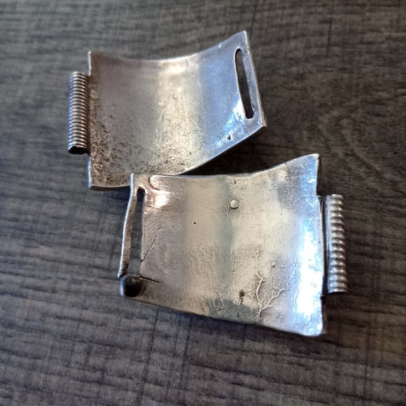 Turquoise and Silver Watch Links - Picture 4 of 4